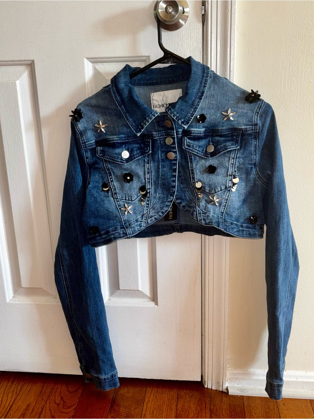 Bedazzled Denim Jean Jacket